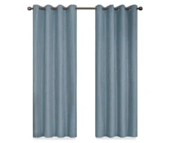 Kira Ocean Blackout Grommet Curtain Panel, (108") -DHP Sales Store 810475125 4