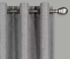 Kira Gray Blackout Grommet Curtain Panel, (63") -DHP Sales Store 810475128 2