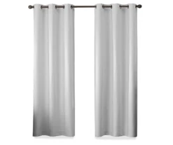 Gabriella Light Gray Blackout Grommet Curtain Panel, (63") 14 Gabriella Light Gray Blackout Grommet Curtain Panel, (63") -DHP Sales Store 810475134 4