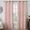 Gabriella Blush Blackout Grommet Curtain Panel, (84") 1 Gabriella Blush Blackout Grommet Curtain Panel, (84") -DHP Sales Store 810475136 1 1
