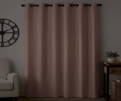 Gabriella Blush Blackout Grommet Curtain Panel, (84") -DHP Sales Store 810475136 6