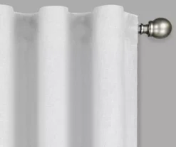Nora White Blackout Rod Pocket Curtain Panel, (108") -DHP Sales Store 810475189 2