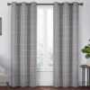 Peconic Gray Blackout Grommet Curtain Panel, (63") 2 Peconic Gray Blackout Grommet Curtain Panel, (63") -DHP Sales Store 810475196 1 1