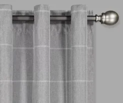 Peconic Gray Blackout Grommet Curtain Panel, (63") -DHP Sales Store 810475196 2