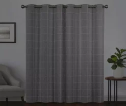 Peconic Gray Blackout Grommet Curtain Panel, (63") -DHP Sales Store 810475196 6