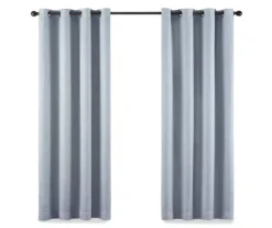 Cara Denim Blackout Grommet Curtain Panel, (84") -DHP Sales Store 810475206 4