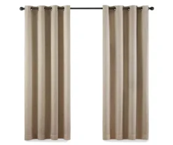 Cara Mocha Blackout Grommet Curtain Panel, (108") -DHP Sales Store 810475210 4