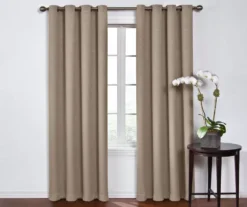 Eclipse Round & Round Blackout Grommet Curtain Panel -DHP Sales Store 810475213 1