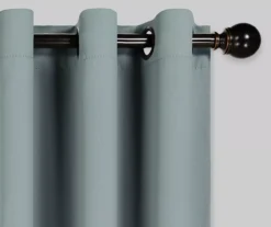 Round & Round Blue River Blackout Grommet Curtain Panel, (95") -DHP Sales Store 810475230 3 1