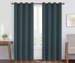 Round & Round Forest Blackout Grommet Curtain Panel, (63")