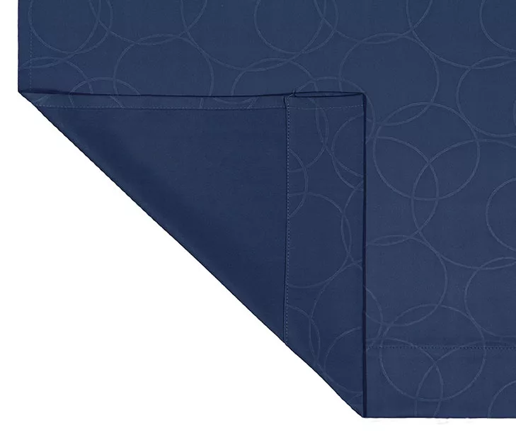 Round & Round Navy Blackout Grommet Curtain Panel, (95") 5 Round & Round Navy Blackout Grommet Curtain Panel, (95") - Image 3