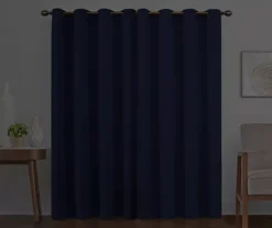 Round & Round Navy Blackout Grommet Curtain Panel, (95") 16 Round & Round Navy Blackout Grommet Curtain Panel, (95") -DHP Sales Store 810475240 6