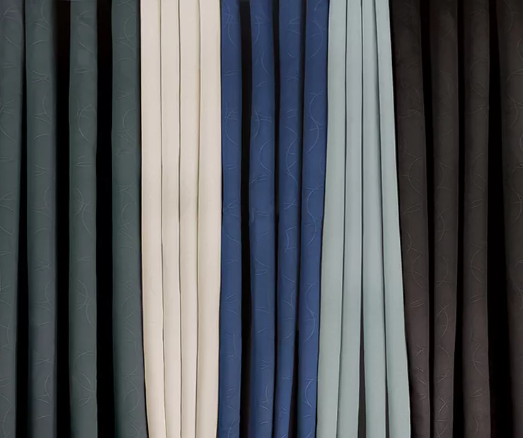 Round & Round Navy Blackout Grommet Curtain Panel, (95") 9 Round & Round Navy Blackout Grommet Curtain Panel, (95") - Image 7