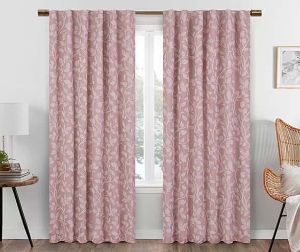 Eclipse Nora Botanical Blackout Rod Pocket Curtain Panel 17 Eclipse Nora Botanical Blackout Rod Pocket Curtain Panel - Image 15