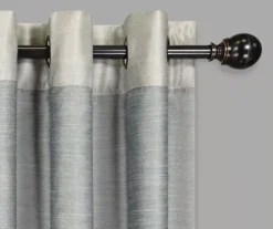 Monty Ivory & Charcoal Blackout Grommet Curtain Panel, (63") 12 Monty Ivory & Charcoal Blackout Grommet Curtain Panel, (63") -DHP Sales Store 810475275 2