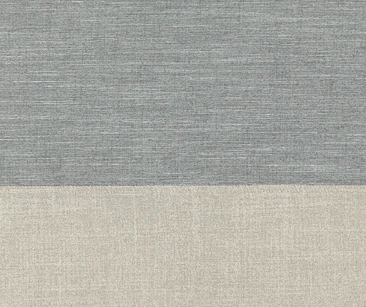 Monty Ivory & Charcoal Blackout Grommet Curtain Panel, (63") 7 Monty Ivory & Charcoal Blackout Grommet Curtain Panel, (63") - Image 5