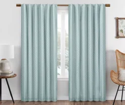 Eclipse Nora Crochet Blackout Rod Pocket Curtain Panel -DHP Sales Store 810475283 1