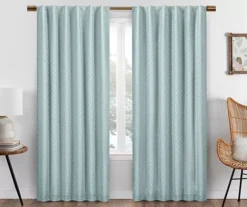 Eclipse Nora Crochet Blackout Rod Pocket Curtain Panel -DHP Sales Store 810475287 1