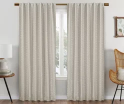 Eclipse Nora Crochet Blackout Rod Pocket Curtain Panel -DHP Sales Store 810475289 1