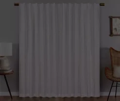 Nora Crochet White Blackout Rod Pocket Curtain Panel, (84") -DHP Sales Store 810475290 6