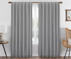 Eclipse Nora Crochet Blackout Rod Pocket Curtain Panel -DHP Sales Store 810475332 1