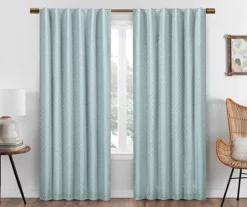 Eclipse Nora Crochet Blackout Rod Pocket Curtain Panel -DHP Sales Store 810475333 1