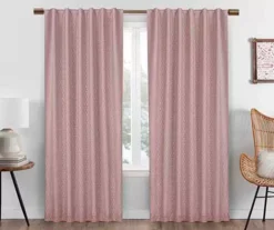 Eclipse Nora Crochet Blackout Rod Pocket Curtain Panel -DHP Sales Store 810475334 1