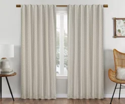 Eclipse Nora Crochet Blackout Rod Pocket Curtain Panel -DHP Sales Store 810475344 1