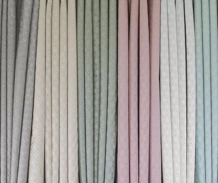 Nora Crochet White Blackout Rod Pocket Curtain Panel, (108") 9 Nora Crochet White Blackout Rod Pocket Curtain Panel, (108") - Image 7