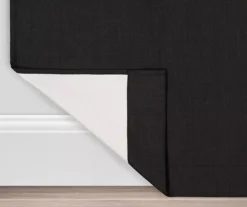 Martina Black Blackout Grommet Curtain Panel, (95") -DHP Sales Store 810475366 3