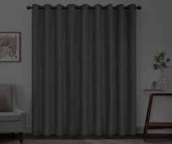 Kira Gray Blackout Grommet Curtain Panel, (95") -DHP Sales Store 810475373 6