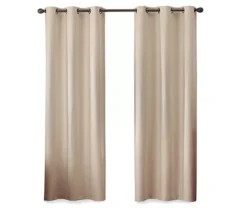 Gabriella Beige Blackout Grommet Curtain Panel, (84") 14 Gabriella Beige Blackout Grommet Curtain Panel, (84") -DHP Sales Store 810475374 4