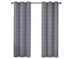 Peconic Indigo Blackout Grommet Curtain Panel, (63") -DHP Sales Store 810475404 4