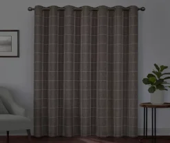 Peconic Chocolate Blackout Grommet Curtain Panel, (63") -DHP Sales Store 810475405 6