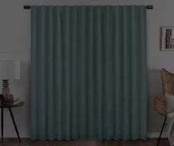 Nora Spa Blackout Rod Pocket Curtain Panel, (63") -DHP Sales Store 810475418 6