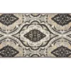Gray Medallion Accent Rug, (20" X 34") -DHP Sales Store 810478198 810478199 810478200 1