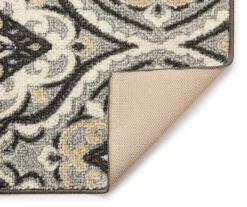 Gray Medallion Accent Rug, (20" X 34") -DHP Sales Store 810478198 810478199 810478200 3