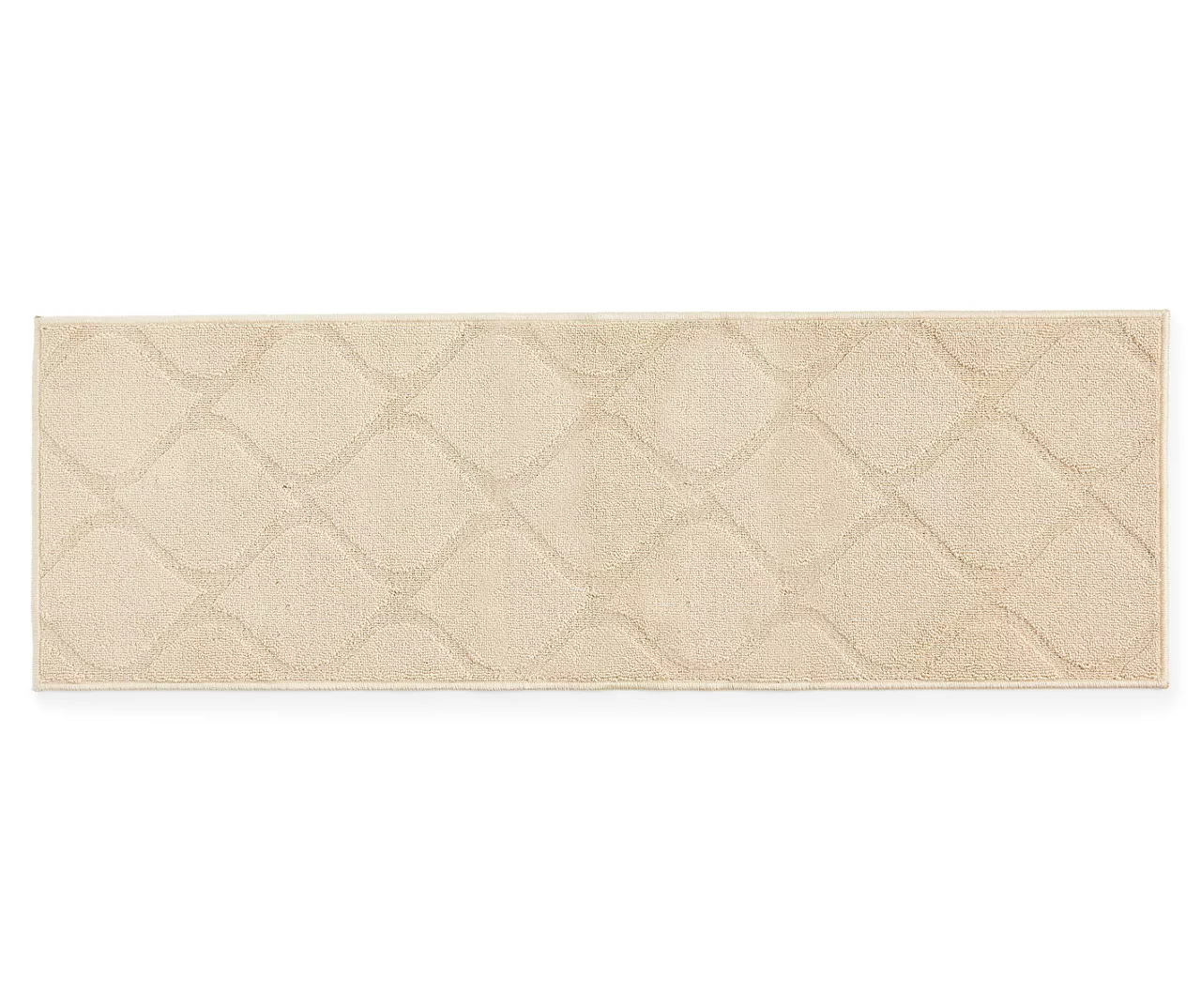 Cream Quatrefoil Runner, (20" X 60") 3 Cream Quatrefoil Runner, (20" X 60")
