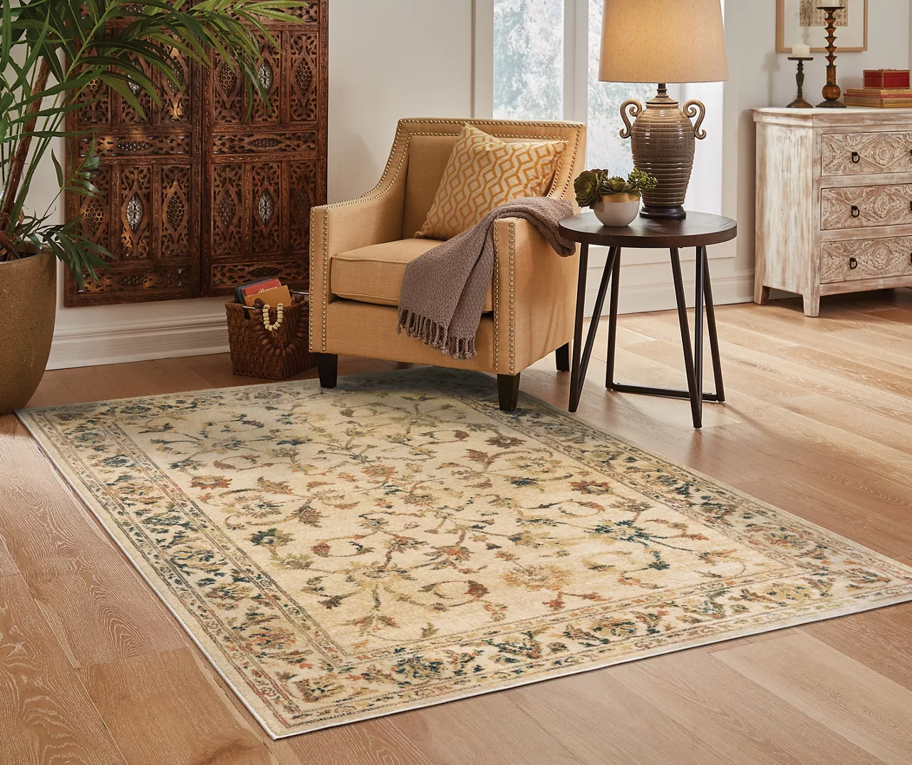 Jefferson Tan Scroll Runner, (1'10" X 7'6") 13 Jefferson Tan Scroll Runner, (1'10" X 7'6") - Image 11