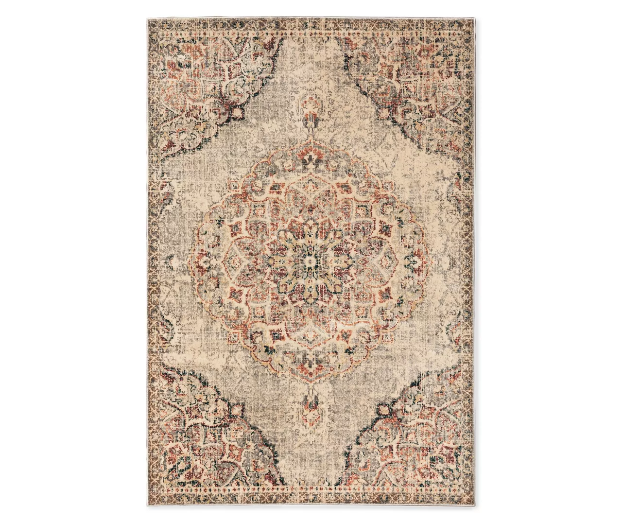 George Medallion Area Rug, (6'7" X 9'2") 3 George Medallion Area Rug, (6'7" X 9'2")