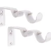 Brushed Nickel Adjustable Double Curtain Rod Brackets, 2-Pack -DHP Sales Store 810489230 3