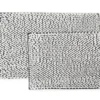Dark Gray & White Chenille 2-Piece Bath Rug Set -DHP Sales Store 810489322