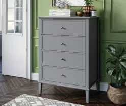Somerville Gray 4-Drawer Dresser -DHP Sales Store 810498832 4