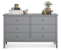Somerville Gray 6-Drawer Dresser 8 Somerville Gray 6-Drawer Dresser -DHP Sales Store 810498835 3
