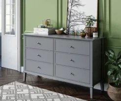 Somerville Gray 6-Drawer Dresser 9 Somerville Gray 6-Drawer Dresser -DHP Sales Store 810498835 4