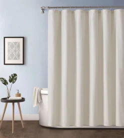 Real Living Microfiber Shower Curtain -DHP Sales Store 810499600