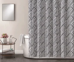 Real Living Microfiber Shower Curtain -DHP Sales Store 810499678