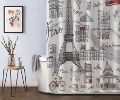 Real Living Microfiber Shower Curtain -DHP Sales Store 810499681