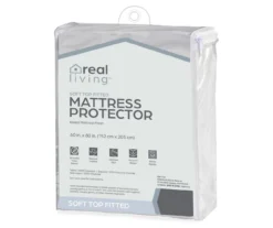 Real Living Soft Top Fitted Mattress Cover -DHP Sales Store 810500076