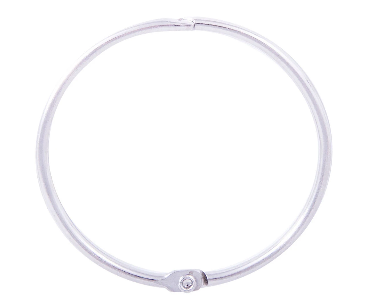 Chrome O-Ring Shower Curtain Rings, 12-Count 3 Chrome O-Ring Shower Curtain Rings, 12-Count